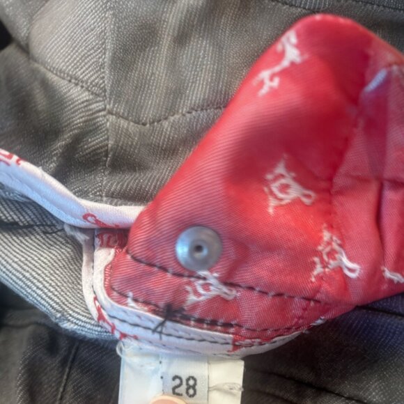 Vintage Voyage Jeans Women’s 28 Embellished Leather Suit Symbols Rare Find - Picture 13 of 16